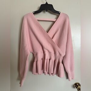 Pink long sleeved shirt